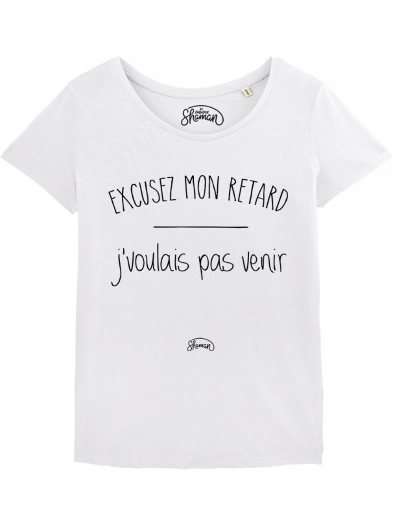 T-shirt Femme - EXCUSEZ MON RETARD J'VOULAIS PAS VENIR - Kiabi